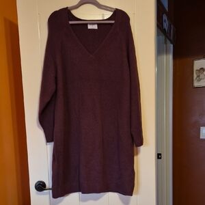 Old Navy Long Sleeve Purple Dress